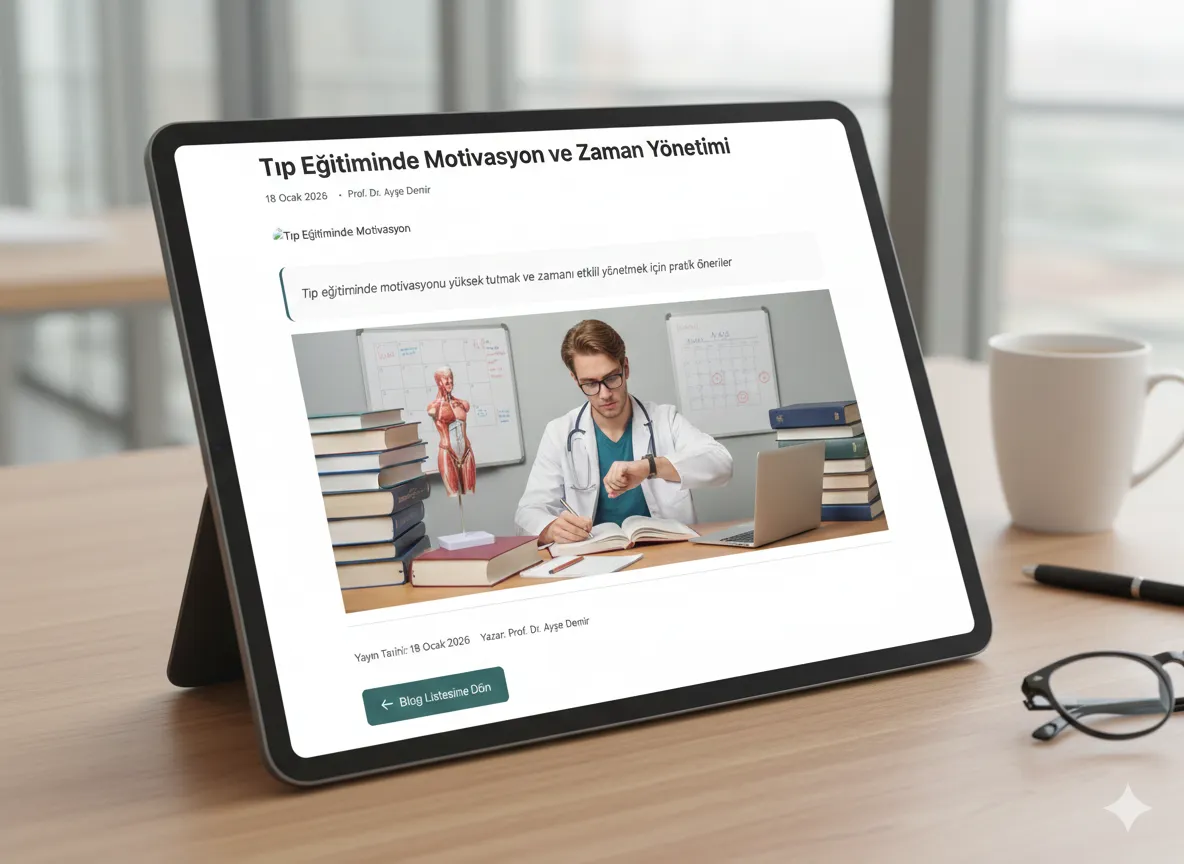 Tıp Eğitiminde Motivasyon